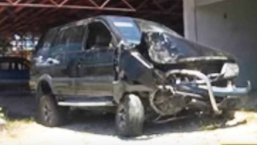 Mobil Dinas DPRD Sumba Timur Kecelakaan