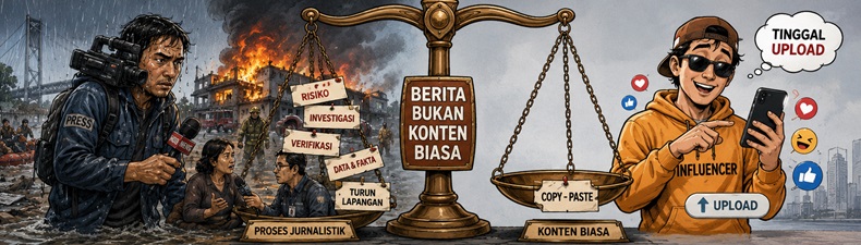 Jerih lelah jurnalis