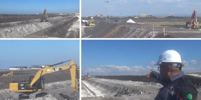 Lokasi proyek tambak udang