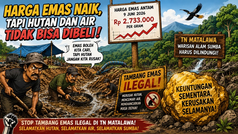 Harga emas naik dan lingkungan
